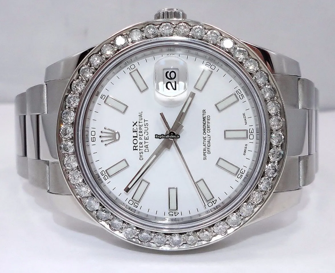 Exquisite Replica Rolex Datejust II 116300 Automatic Movement 41mm Steel Case Watch - Image 6
