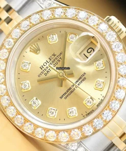 Neat Fakes Rolex Lady-datejust 69173 Caliber 2135 Automatic Movement 26mm Steel Case Womens Watch