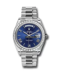 Suitable Replica Rolex Day-date 40 228396tbr Caliber 3255 Automatic Movement 40mm Platinum Case Mens/unisex Watch