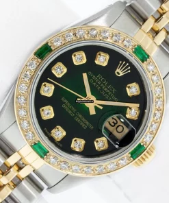 Good Replica Rolex Lady-datejust 69173 Caliber 2135 Automatic Movement 26mm Gold/steel Case Womens Watch