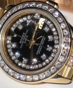 1:1 Replica Rolex Datejust Self Winding Automatic 26mm Yellow Gold Case Womens Watch