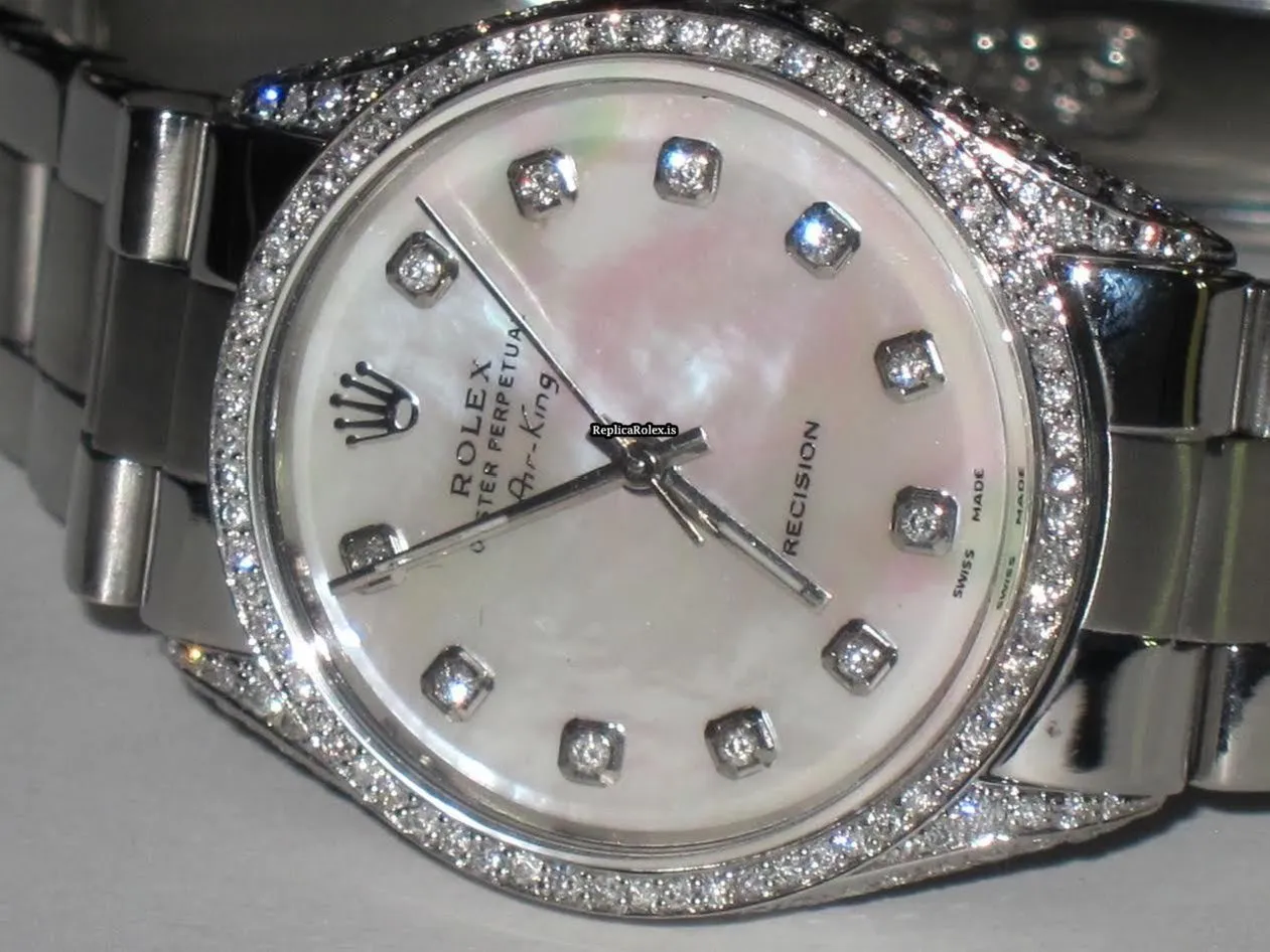 Fantastic Replica Rolex Air King Self Winding Automatic 34mm Steel Case Mens/unisex Watch