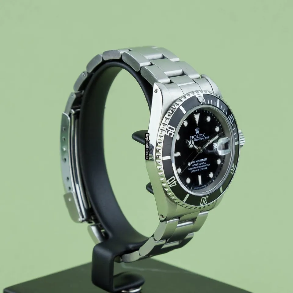 Fine Replica Rolex Submariner Date 16610 Caliber 3135 Automatic Movement 40mm Steel Case Mens/unisex Watch - Image 2