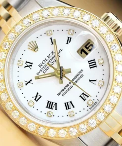 Wonderful Replica Rolex Lady-datejust 69173 Caliber 2135 Automatic Movement 26mm Steel Case Womens Watch