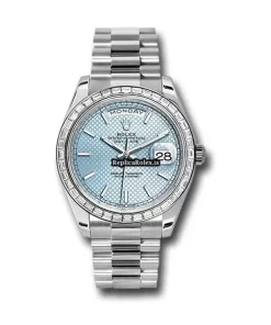 Luxury Replica Rolex Day-date 40 228396tbr Caliber 3255 Automatic Movement 40mm Platinum Case Mens/unisex Watch