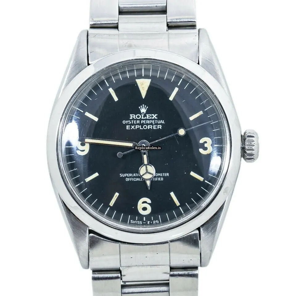Terrific Replica Rolex Explorer 1016 Automatic Movement 36mm Steel Case Mens/unisex Watch - Image 4