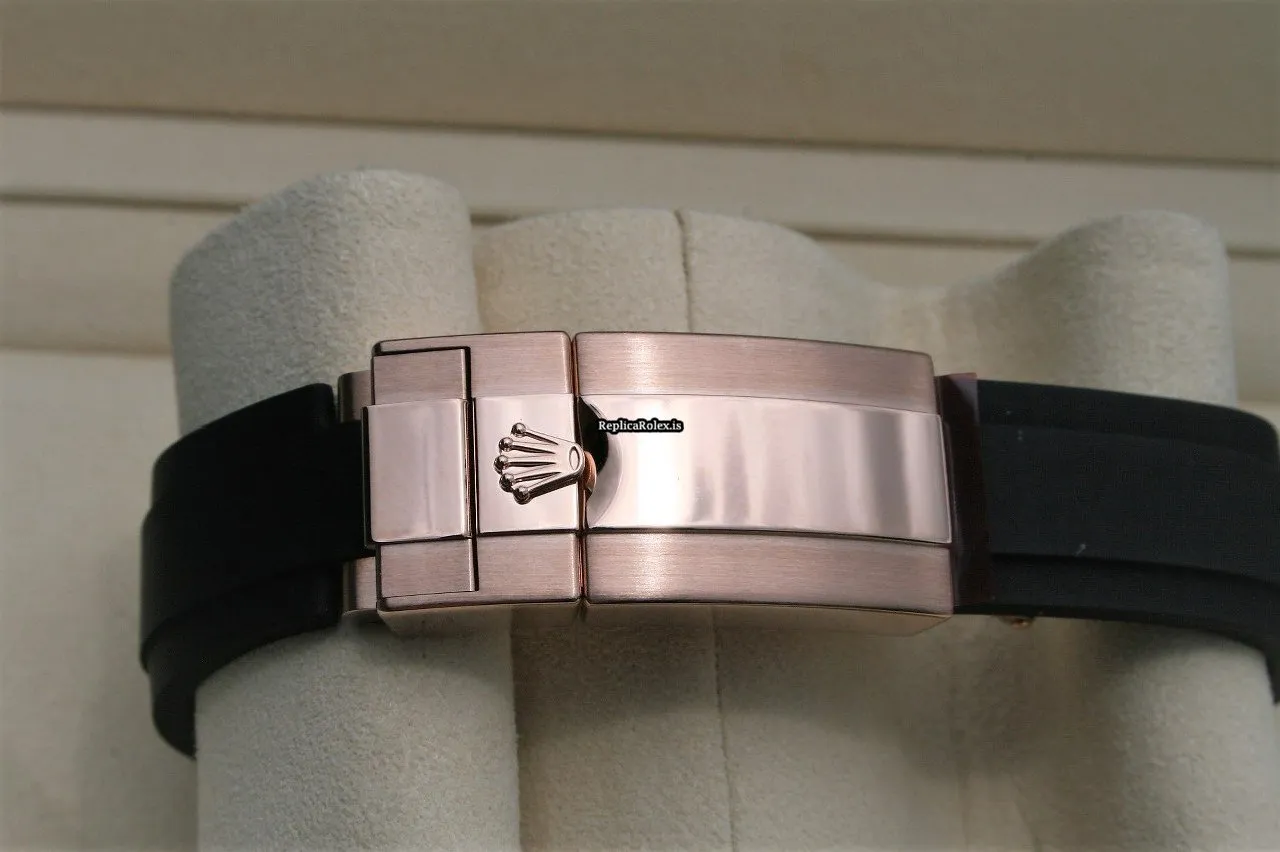 Good Fake Rolex Yacht-master 40 116655 Caliber 3135 Automatic Movement 40mm Rose Gold Case Mens/unisex Watch - Image 4