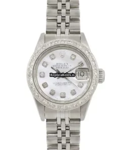 Trustworthy Replicas Rolex Oyster Perpetual Lady Date 69160 Automatic Movement 26mm Steel Case Watch