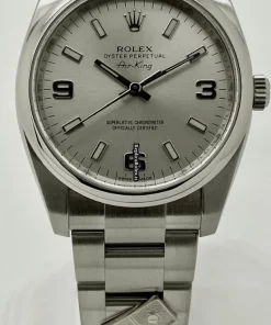 Superior Replica Rolex Air King 114200 Caliber 3130 Automatic Movement 34mm Steel Case Mens/unisex Watch