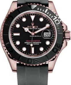 Incredible Replica Rolex Yacht-master 40 126655 Caliber 3235 Automatic Movement 40mm Rose Gold Case Mens/unisex Watch