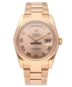 Mind-boggling Fake Rolex Day-date 36 118205 Caliber 3155 Automatic Movement 36mm Rose Gold Case Mens/unisex Watch