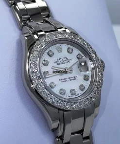 Recommend Replica Rolex Lady-datejust Pearlmaster 80319 Automatic Movement 29mm White Gold Case Womens Watch