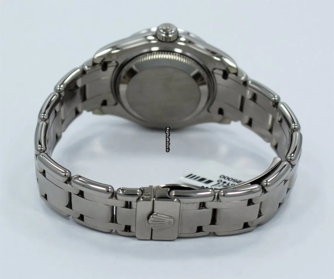Recommend Replica Rolex Lady-datejust Pearlmaster 80319 Automatic Movement 29mm White Gold Case Womens Watch - Image 13