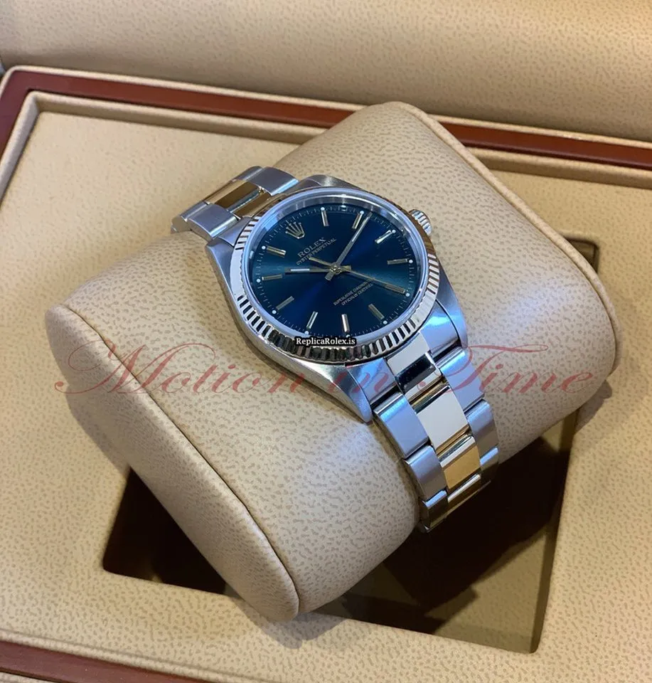 Special Fakes Rolex Oyster Perpetual 34 14233 Automatic Movement 34mm Gold/steel Case Mens/unisex Watch - Image 4