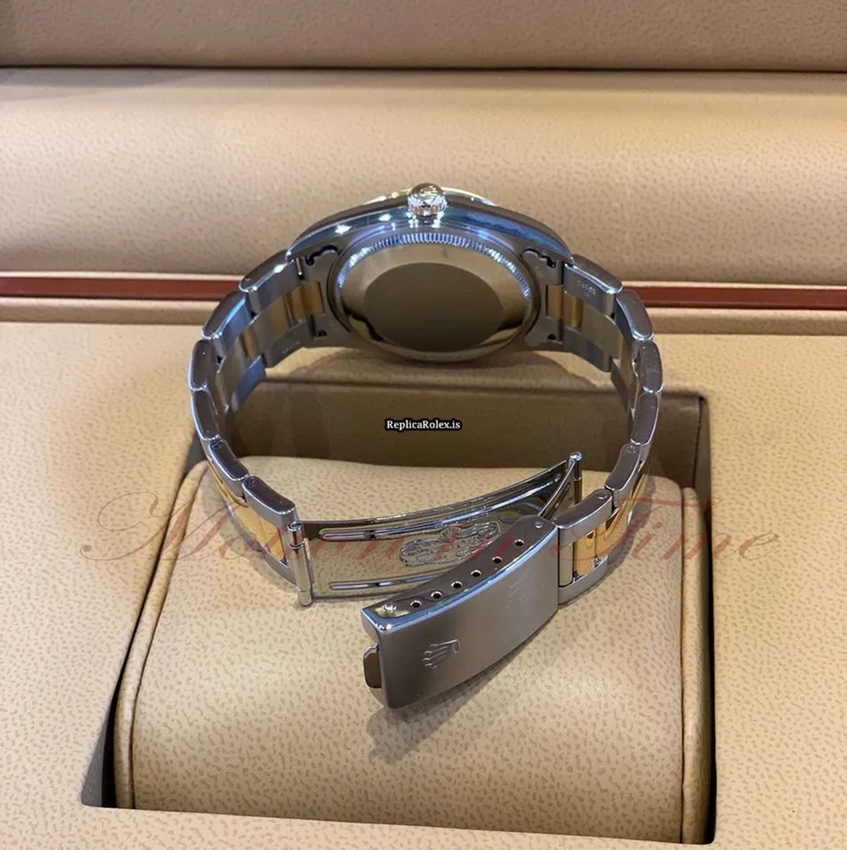 Special Fakes Rolex Oyster Perpetual 34 14233 Automatic Movement 34mm Gold/steel Case Mens/unisex Watch - Image 5