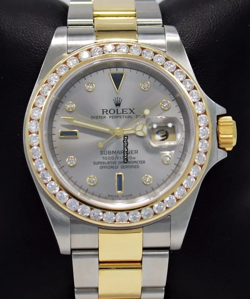 Amazing Replica Rolex Submariner Date 16613 Automatic Movement 40mm Steel Case Watch - Image 5