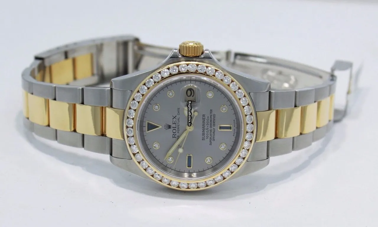 Amazing Replica Rolex Submariner Date 16613 Automatic Movement 40mm Steel Case Watch - Image 8