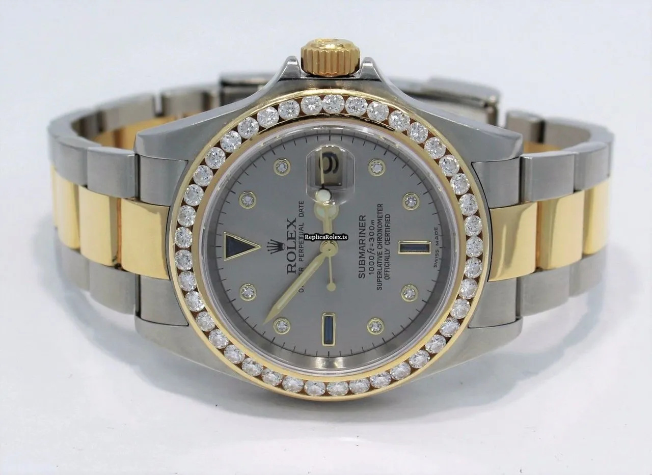 Amazing Replica Rolex Submariner Date 16613 Automatic Movement 40mm Steel Case Watch - Image 9