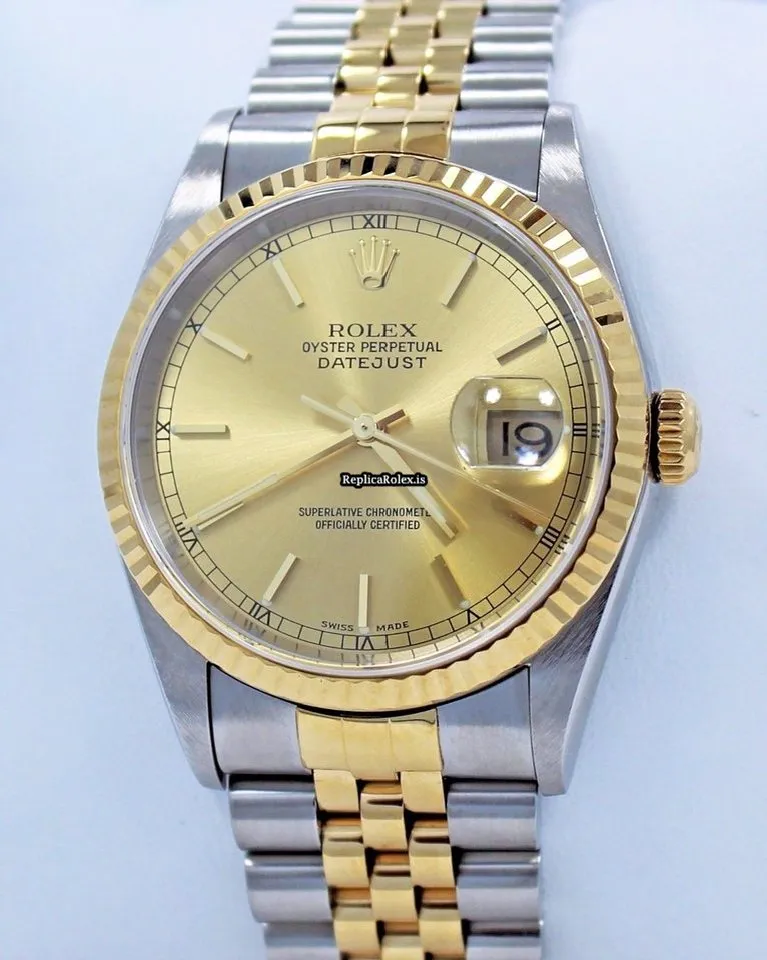Lovely Clone Rolex Datejust 16233 Automatic Movement 36mm Steel Case Watch - Image 2