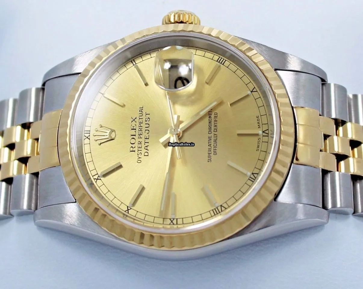 Lovely Clone Rolex Datejust 16233 Automatic Movement 36mm Steel Case Watch - Image 5
