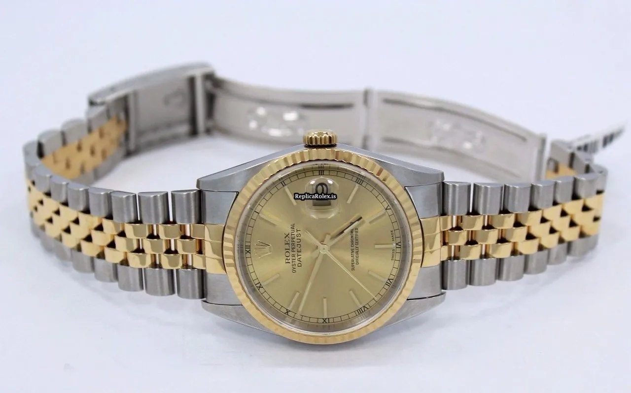 Lovely Clone Rolex Datejust 16233 Automatic Movement 36mm Steel Case Watch - Image 6