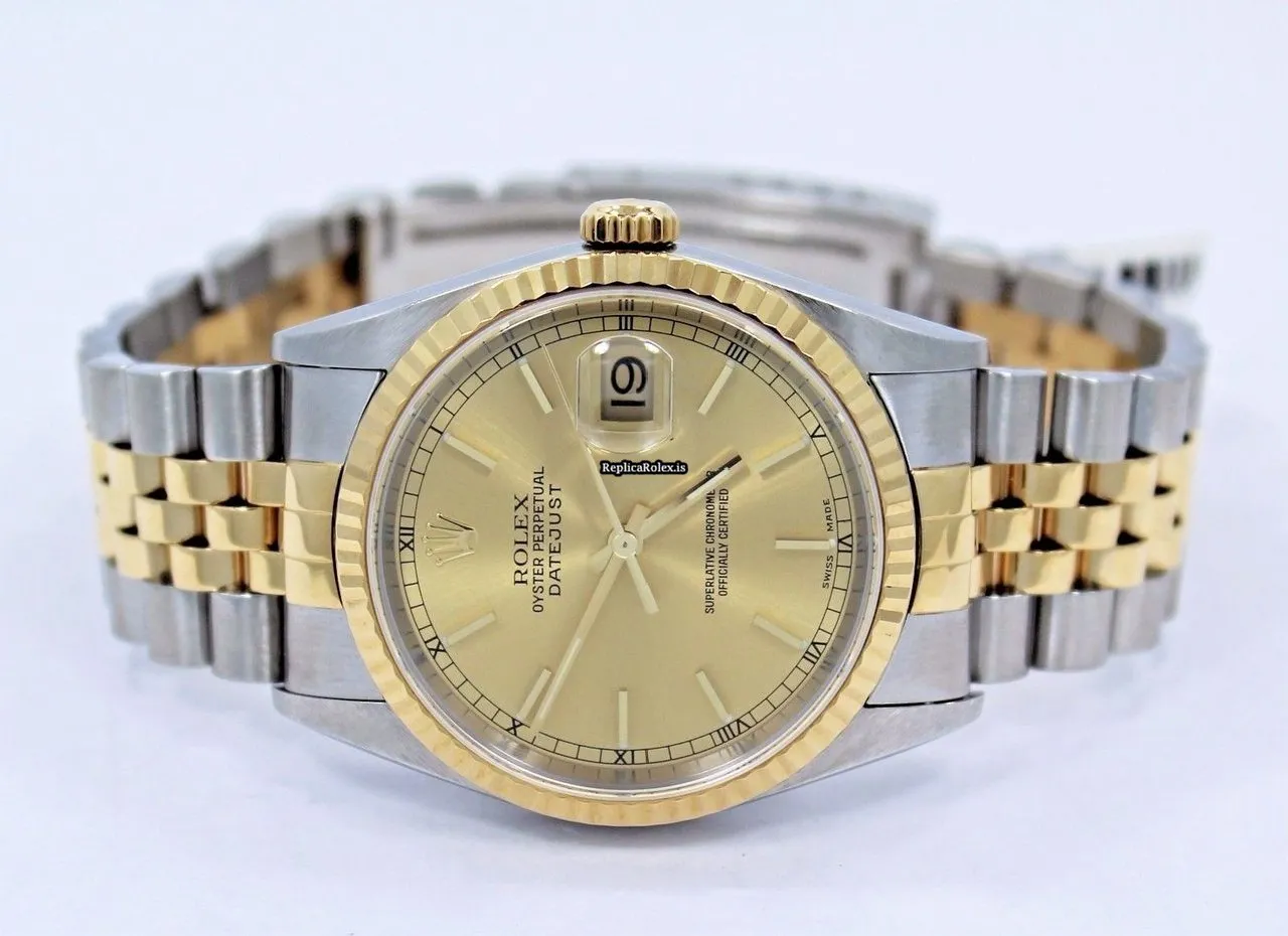 Lovely Clone Rolex Datejust 16233 Automatic Movement 36mm Steel Case Watch - Image 7