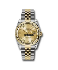 Awesome Fake Rolex Datejust 116233 Caliber 3135 Automatic Movement 36mm Gold/steel Case Mens/unisex Watch