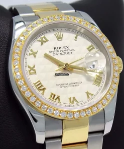 Inexpensive Fakes Rolex Datejust 116233 Automatic Movement 36mm Gold/steel Case Watch