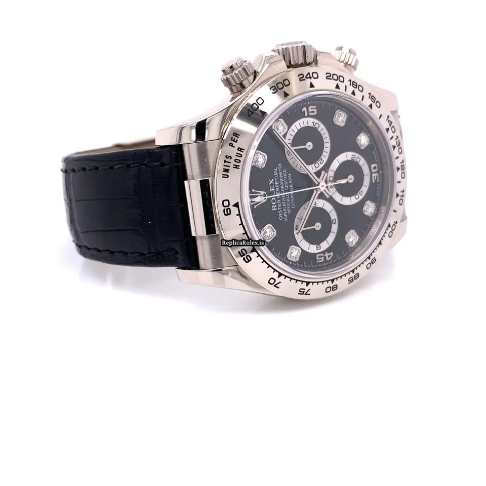 Lovely Replica Rolex Daytona 116519 Caliber 4130 Automatic Movement 40mm White Gold Case Mens/unisex Watch - Image 11