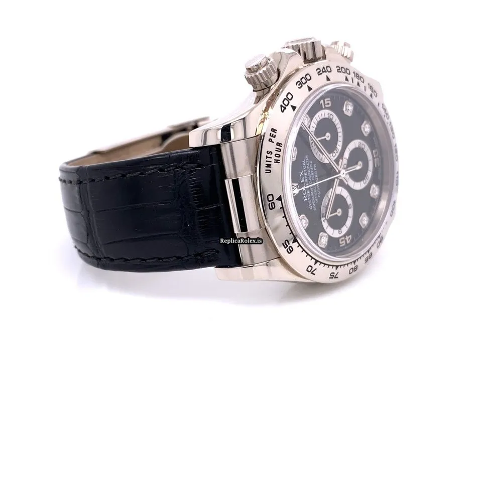 Lovely Replica Rolex Daytona 116519 Caliber 4130 Automatic Movement 40mm White Gold Case Mens/unisex Watch - Image 12