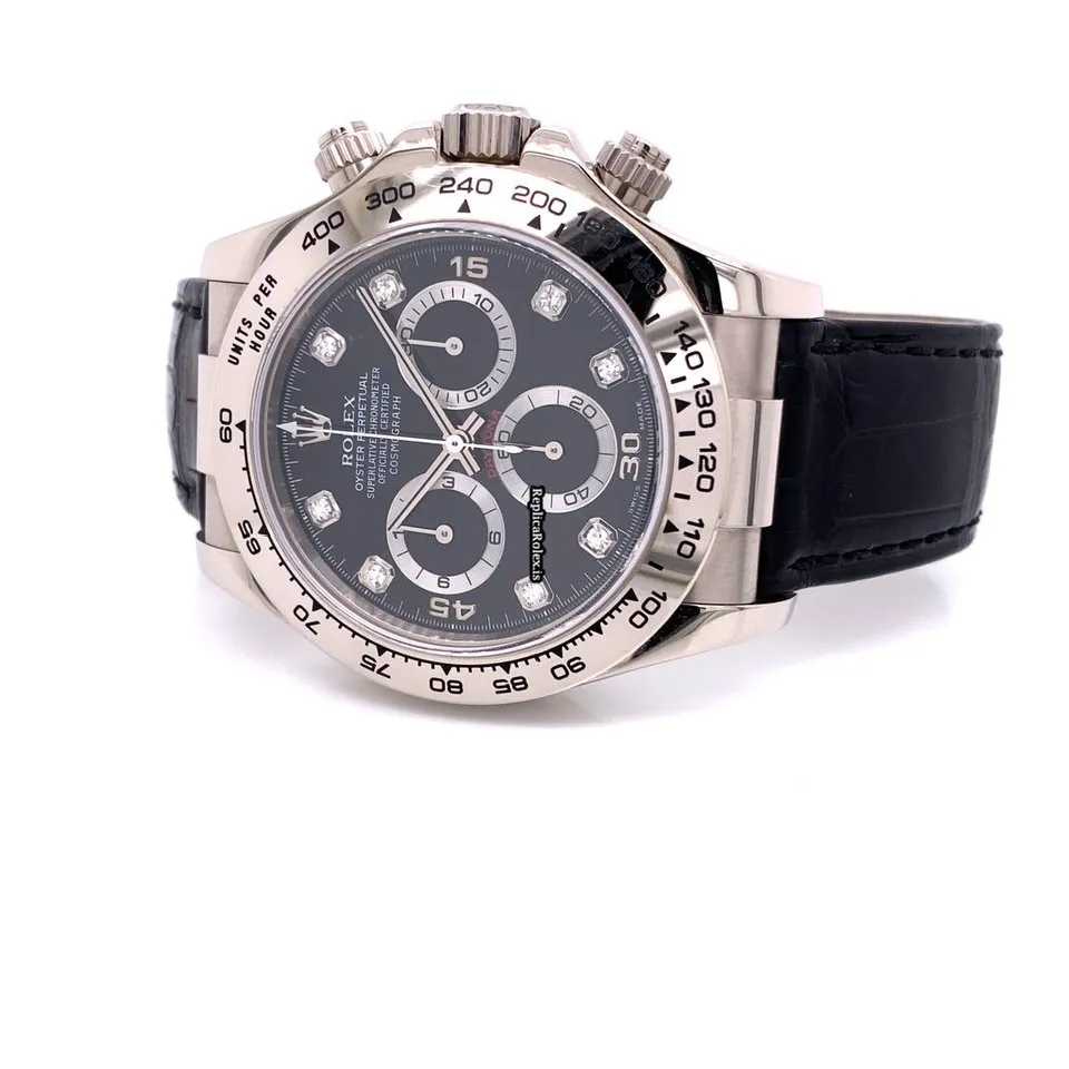 Lovely Replica Rolex Daytona 116519 Caliber 4130 Automatic Movement 40mm White Gold Case Mens/unisex Watch - Image 2