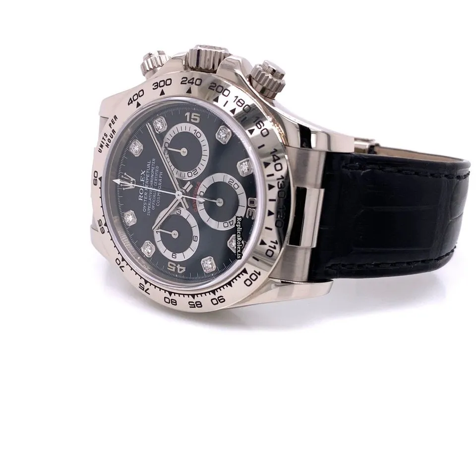 Lovely Replica Rolex Daytona 116519 Caliber 4130 Automatic Movement 40mm White Gold Case Mens/unisex Watch - Image 6