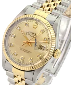 Good Replica Rolex Datejust 16233 Caliber 3035 Automatic Movement 36mm Gold/steel Case Mens/unisex Watch