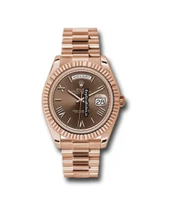 Swiss Replica Rolex Day-date 40 228235 Caliber 3255 Automatic Movement 40mm Rose Gold Case Mens/unisex Watch
