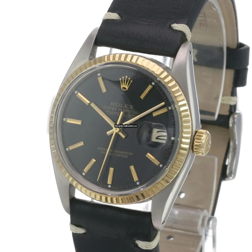 Ideal Replica Rolex Datejust 16013 Caliber 3035 Automatic Movement 36mm Gold/steel Case Mens/unisex Watch