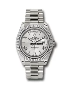 Special Replica Rolex Day-date 40 228239 Caliber 3255 Automatic Movement 40mm White Gold Case Mens/unisex Watch