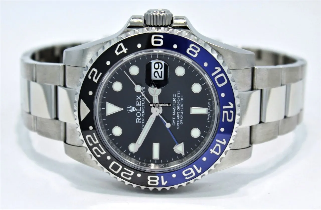 Incredible Replica Rolex Gmt-master II 116710 Automatic Movement 40mm Steel Case Mens/unisex Watch - Image 11