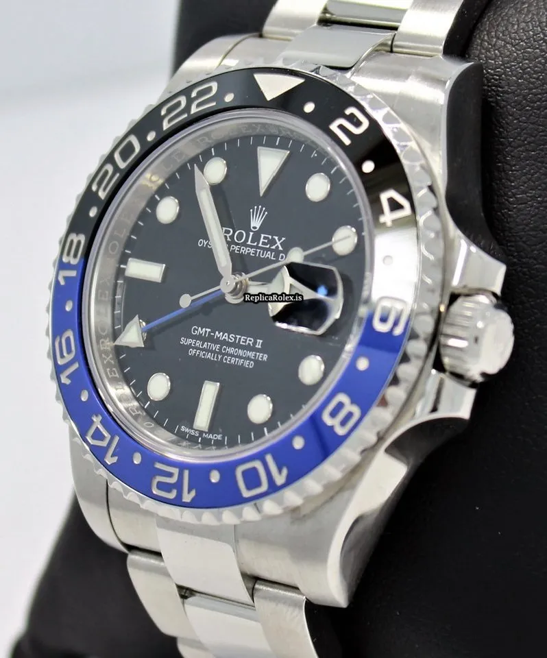 Incredible Replica Rolex Gmt-master II 116710 Automatic Movement 40mm Steel Case Mens/unisex Watch - Image 6