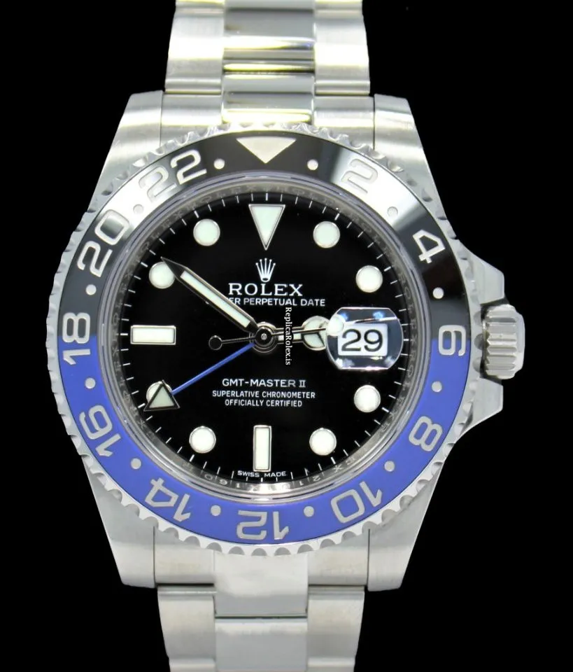 Incredible Replica Rolex Gmt-master II 116710 Automatic Movement 40mm Steel Case Mens/unisex Watch - Image 7