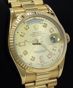 Fine Imitation Rolex Day-date 36 18238 Automatic Movement 36mm Yellow Gold Case Watch