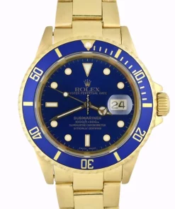 Perfect Replica Rolex Submariner Date 16618 Caliber 3135 Automatic Movement 40mm Yellow Gold Case Mens/unisex Watch