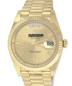 Fantastic Fake Rolex Day-date 40 228238 Automatic Movement 40mm Yellow Gold Case Watch