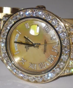 Popular Replica Rolex Day-date II Self Winding Automatic 41mm Yellow Gold Case Mens/unisex Watch