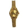 Unique Fake Rolex Datejust Caliber 2135 Automatic Movement 26mm Yellow Gold Case Womens Watch