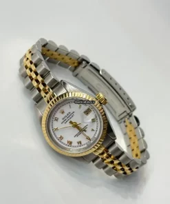 Lovely Clone Rolex Lady-datejust 69173 Caliber 2135 Automatic Movement 26mm Gold/steel Case Womens Watch