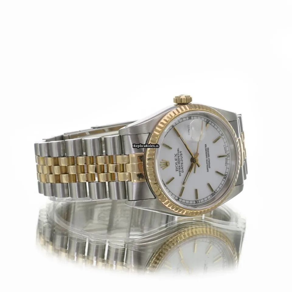 Recommend Replica Rolex Datejust 16233 Caliber 3135 Automatic Movement 36mm Gold/steel Case Mens/unisex Watch - Image 12