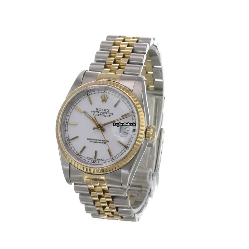 Recommend Replica Rolex Datejust 16233 Caliber 3135 Automatic Movement 36mm Gold/steel Case Mens/unisex Watch - Image 6
