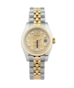 Top Replica Rolex Lady-datejust 179173 Caliber 2235 Automatic Movement 26mm Gold/steel Case Womens Watch