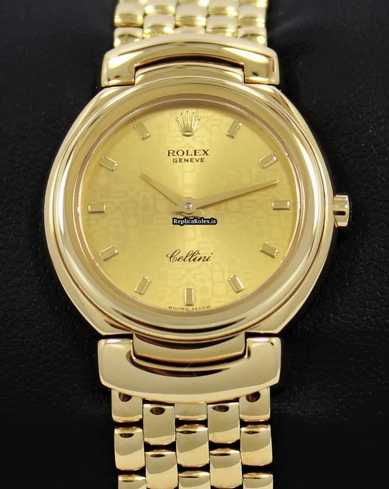 Recommend Replica Rolex Cellini 6621 Quartz Movement 26mm Yellow Gold Case Womens Watch