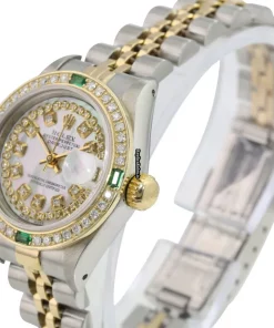 Excellent Replica Rolex Lady-datejust 69173 Caliber 2135 Automatic Movement 26mm Gold/steel Case Womens Watch